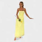 Amélie - Yellow Maxi Dress