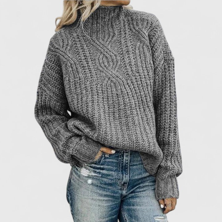 Willow - Sophisticated Cable Knit Sweater