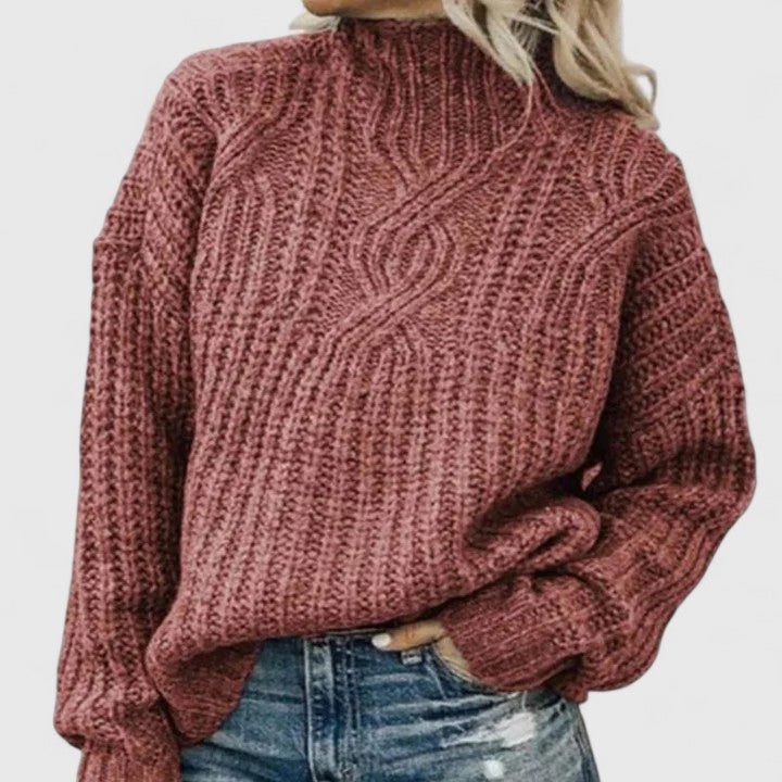 Willow - Sophisticated Cable Knit Sweater