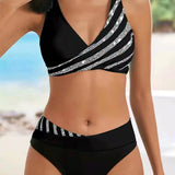 Zoé - Printed Bikini in Warm Tones