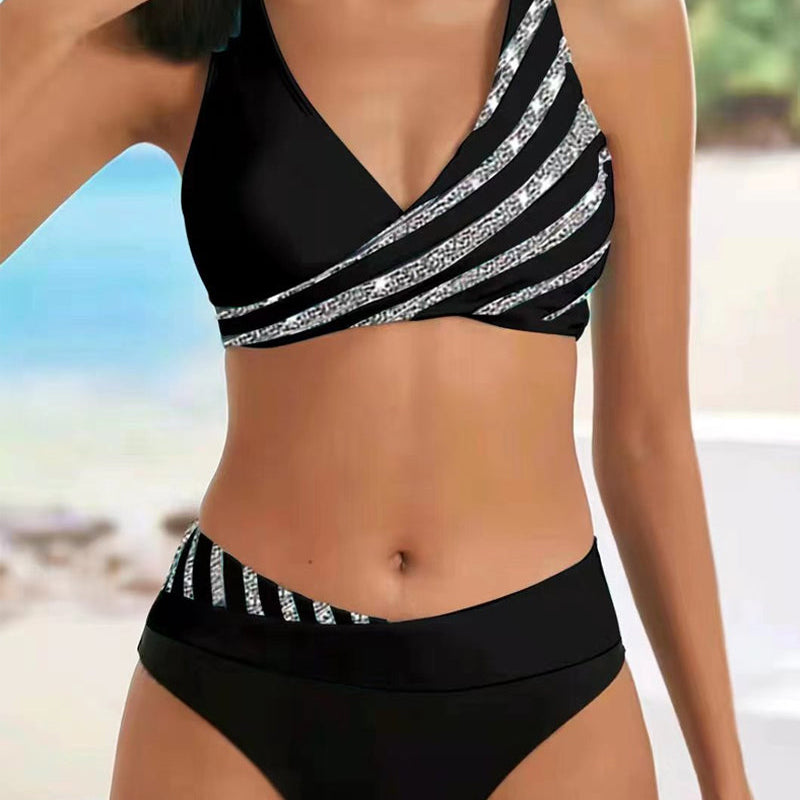 Zoé - Printed Bikini in Warm Tones
