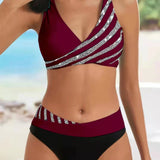 Zoé - Printed Bikini in Warm Tones