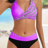 Zoé - Printed Bikini in Warm Tones