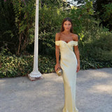 Justine - Maxi Dress in Satin