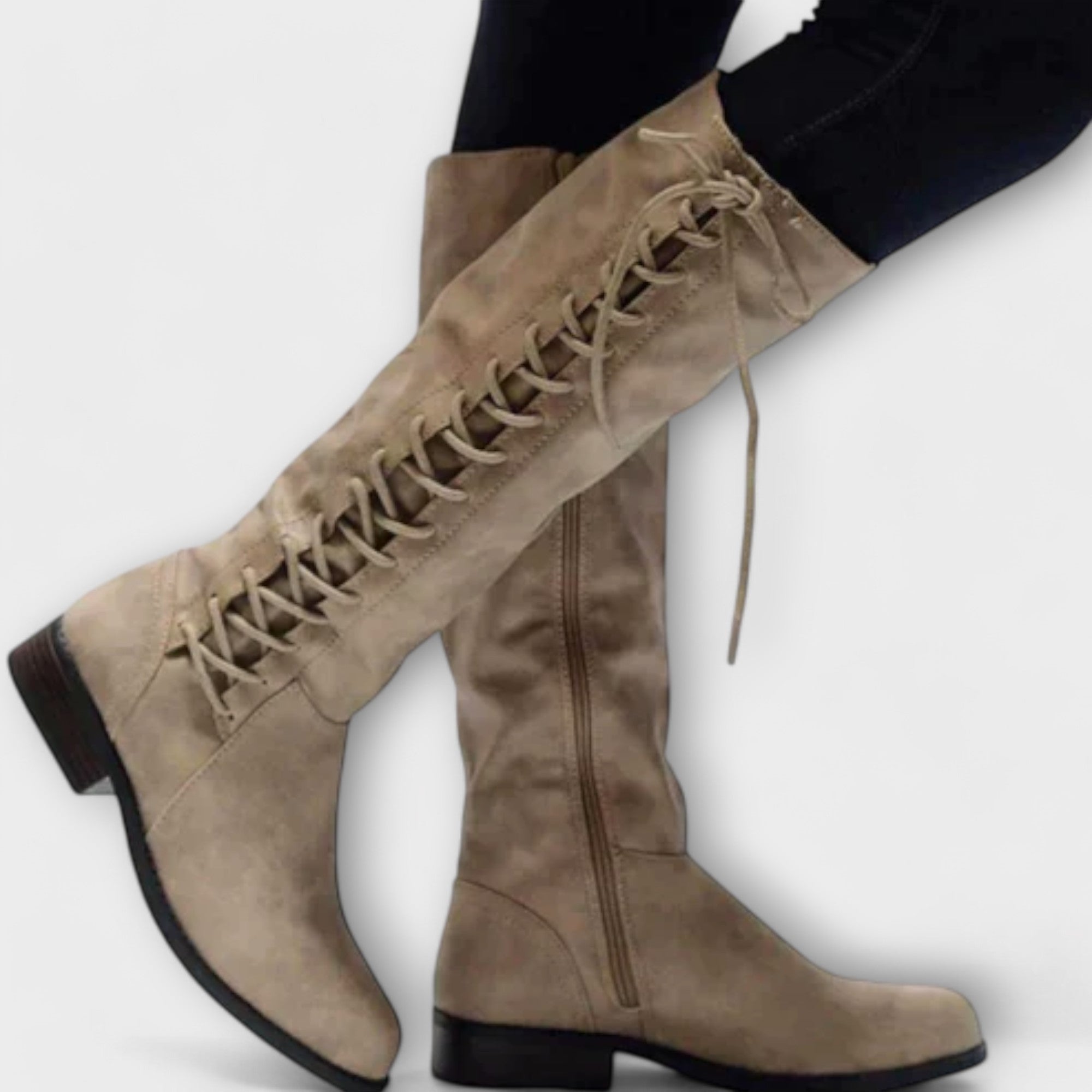 Bethany - Leather Tall Boots