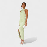 Alana - Long Dress with Pleats