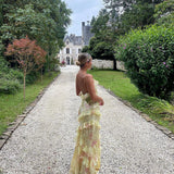 Renée - Long Dress with Ruffles