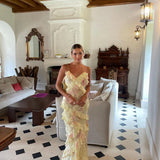 Renée - Long Dress with Ruffles