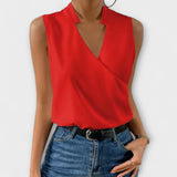 Corinne - Sophisticated V-neck Top
