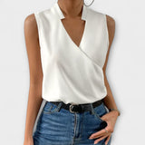 Corinne - Sophisticated V-neck Top