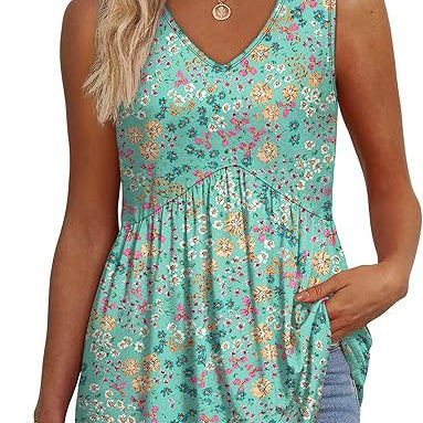 OLIVIA - Effortless Flowy Sleeveless Tank Top