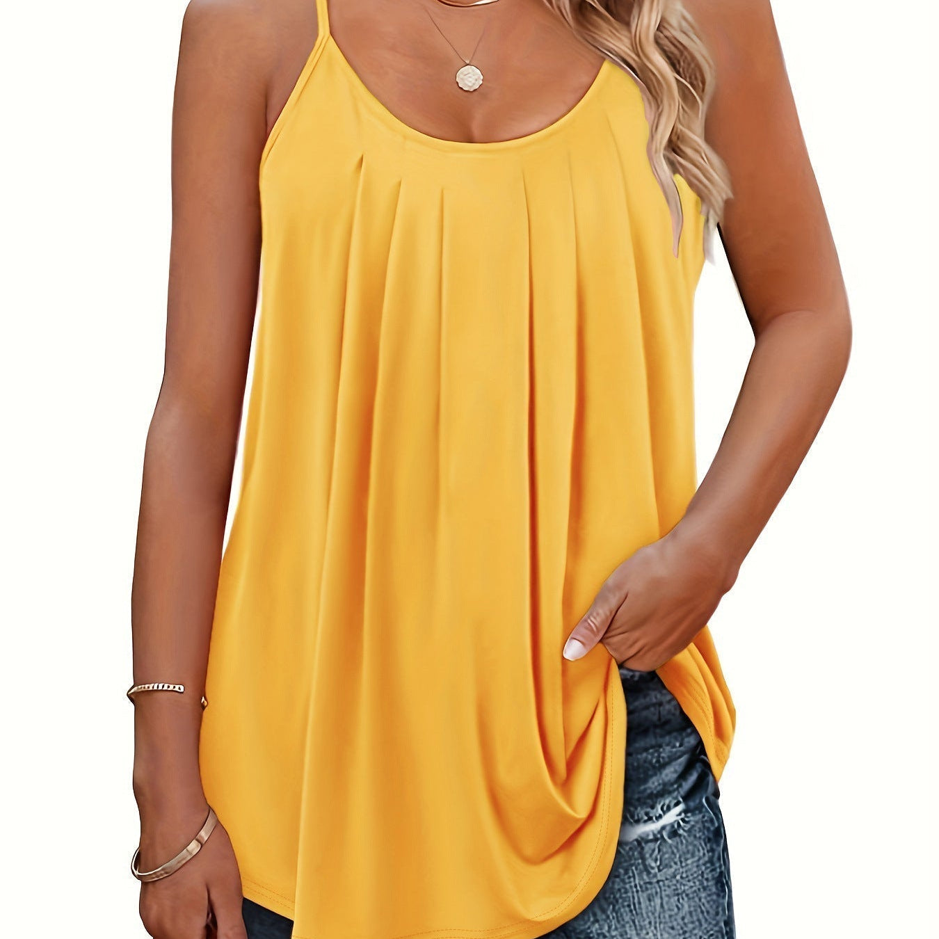DOMINIQUE - Women Lightweight Spaghetti Strap Fit Summer Top