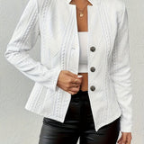 Maya - Sculpted Button Jacket