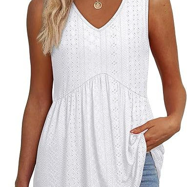 OLIVIA - Effortless Flowy Sleeveless Tank Top