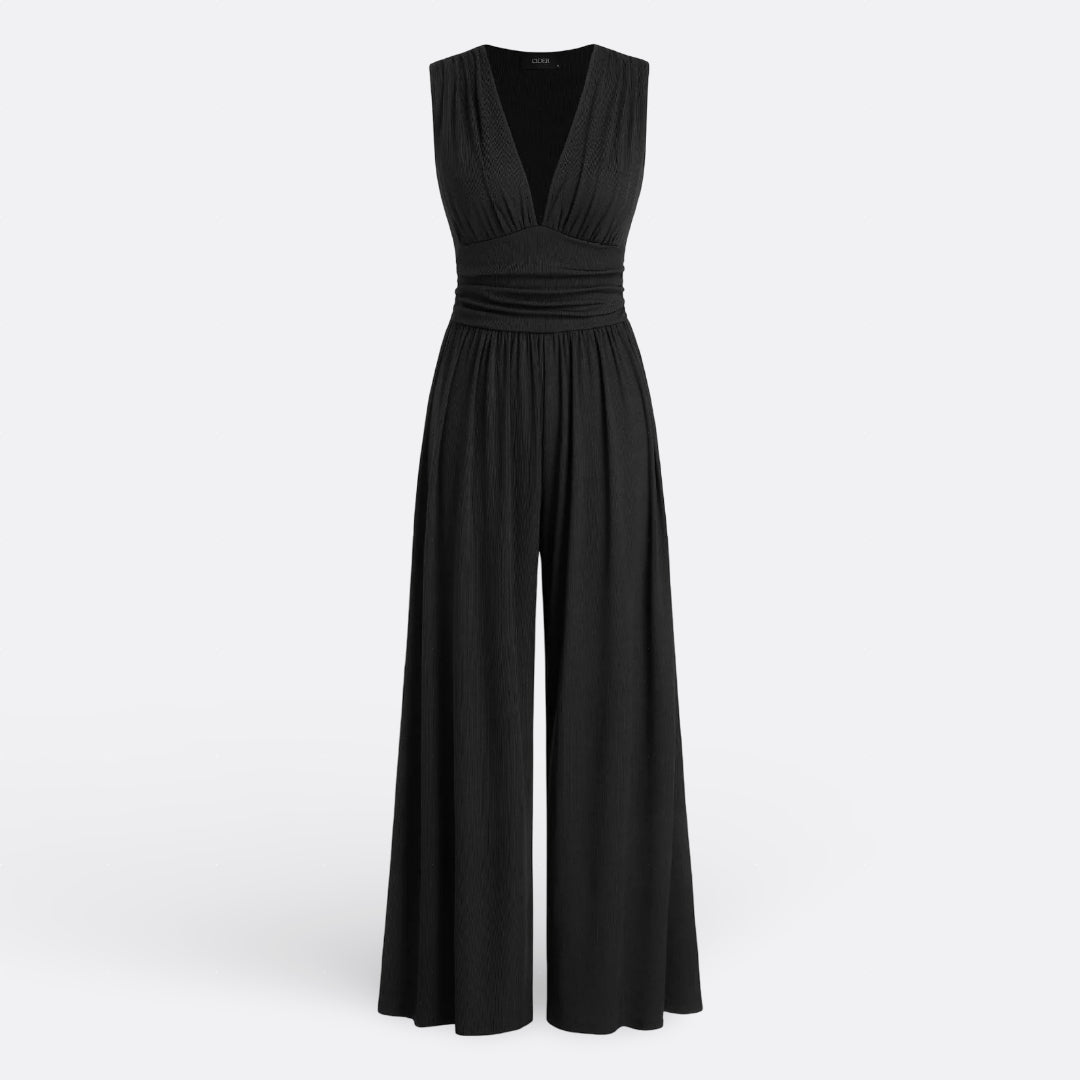 Alice - Chic Sleeveless Jumpsuit with Wide Legs