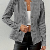 Maya - Sculpted Button Jacket