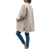 Dahlia - Classic Button-Down Oversized Coat