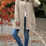 Dahlia - Classic Button-Down Oversized Coat