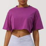 MÉLANIE - Women Relaxed Fit Crop Tee