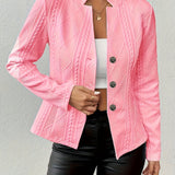 Maya - Sculpted Button Jacket