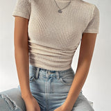 CHARLOTTE - Women Sleek Slim-Fit Tee