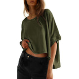 MÉLISSA - Women Classic Oversized Loose-Fit Tee
