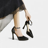 Amy Leather Heels