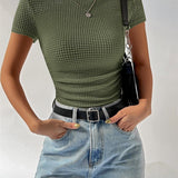 CHARLOTTE - Women Sleek Slim-Fit Tee