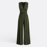 Alice - Chic Sleeveless Jumpsuit with Wide Legs
