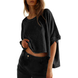 MÉLISSA - Women Classic Oversized Loose-Fit Tee