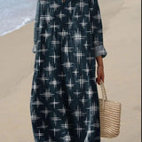 Élodie - Bohemian Dress with Star Print