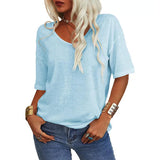 VIVIANE - Loose Lightweight Minimalist T-Shirt