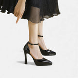 Amy Leather Heels