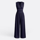 Alice - Chic Sleeveless Jumpsuit with Wide Legs
