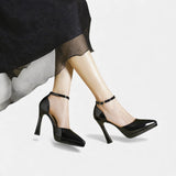 Amy Leather Heels