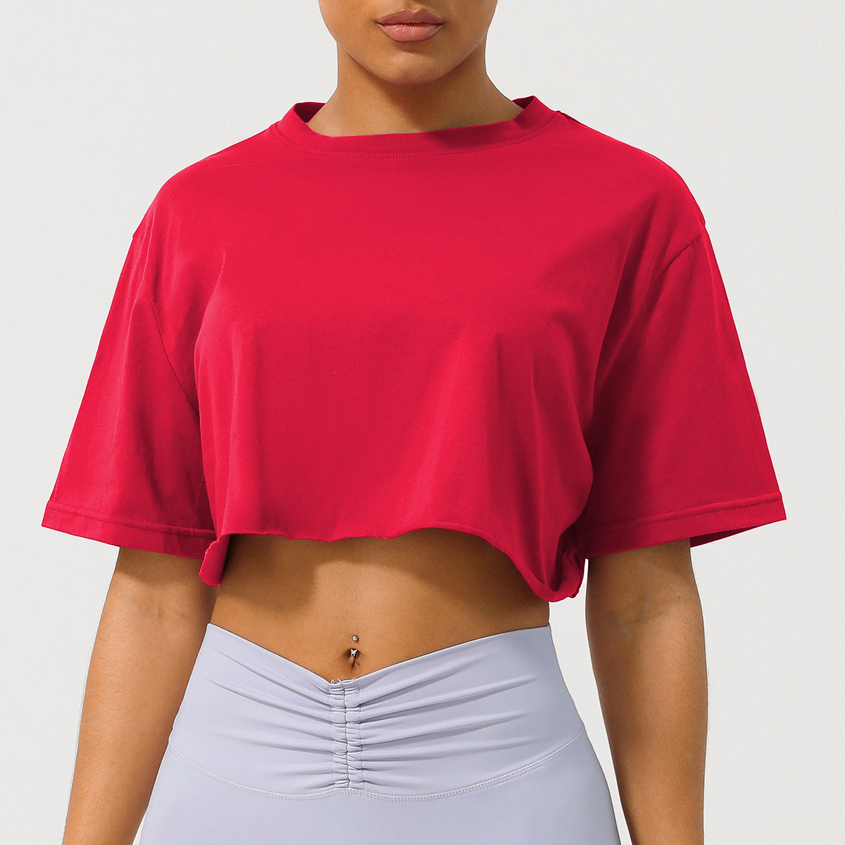 MÉLANIE - Women Relaxed Fit Crop Tee