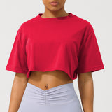 MÉLANIE - Women Relaxed Fit Crop Tee