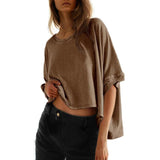 MÉLISSA - Women Classic Oversized Loose-Fit Tee