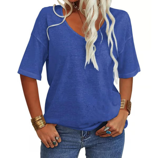 VIVIANE - Loose Lightweight Minimalist T-Shirt