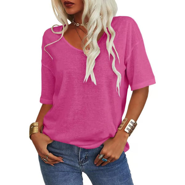 VIVIANE - Loose Lightweight Minimalist T-Shirt