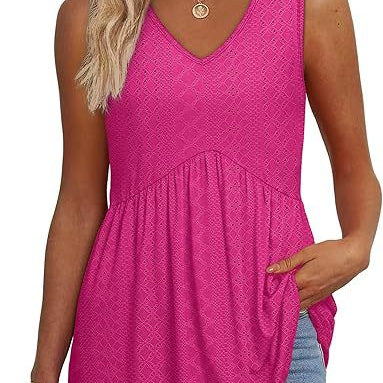 OLIVIA - Effortless Flowy Sleeveless Tank Top