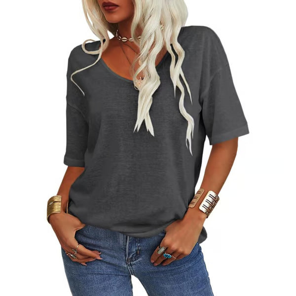 VIVIANE - Loose Lightweight Minimalist T-Shirt
