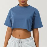 MÉLANIE - Women Relaxed Fit Crop Tee