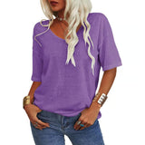VIVIANE - Loose Lightweight Minimalist T-Shirt