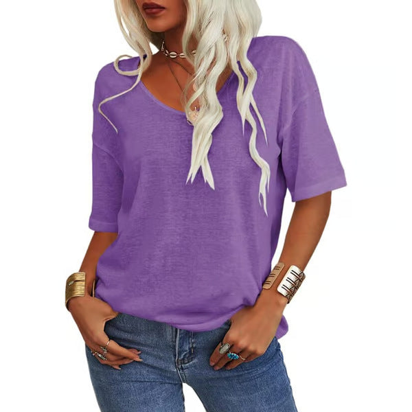 VIVIANE - Loose Lightweight Minimalist T-Shirt