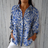 Julia - Garden Shirt with Birds