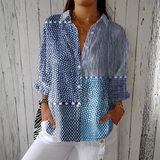 Sienna - Ocean Print Shirt