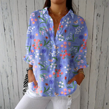 Diane - Lightweight Floral Shirt Garden