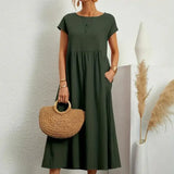 Céleste - Midi Dress with Pockets
