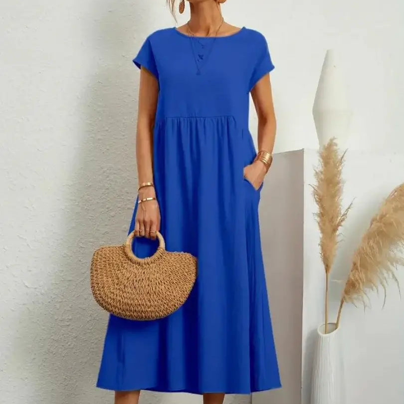 Céleste - Midi Dress with Pockets